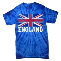 England Union Jack Flag Pride Roots Country Family Nation Gift Tie-Dye T-Shirt