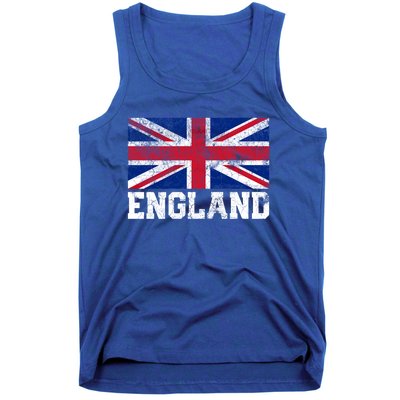 England Union Jack Flag Pride Roots Country Family Nation Gift Tank Top