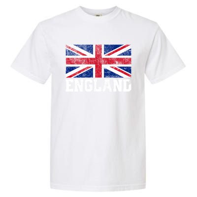 England Union Jack Flag Pride Roots Country Family Nation Gift Garment-Dyed Heavyweight T-Shirt