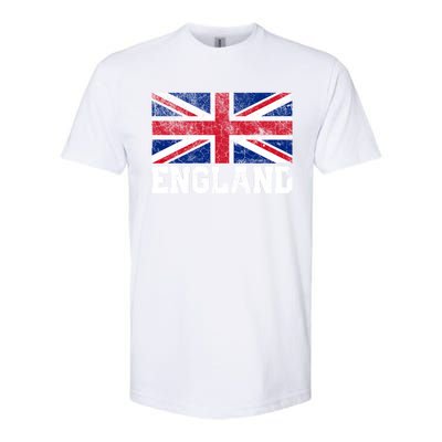 England Union Jack Flag Pride Roots Country Family Nation Gift Softstyle CVC T-Shirt