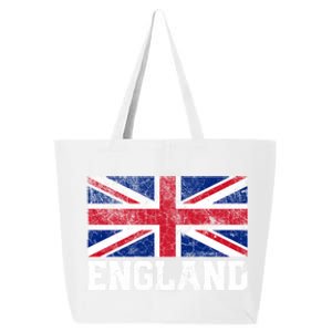 England Union Jack Flag Pride Roots Country Family Nation Gift 25L Jumbo Tote