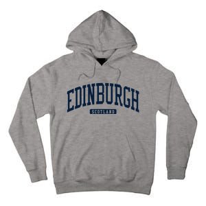 Edinburgh United Kingdom Uk College Style Tall Hoodie