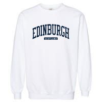 Edinburgh United Kingdom Uk College Style Garment-Dyed Sweatshirt