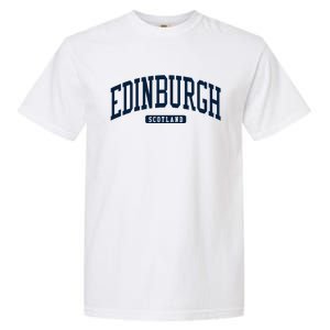 Edinburgh United Kingdom Uk College Style Garment-Dyed Heavyweight T-Shirt