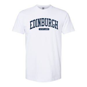 Edinburgh United Kingdom Uk College Style Softstyle CVC T-Shirt