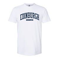 Edinburgh United Kingdom Uk College Style Softstyle CVC T-Shirt