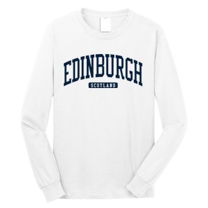 Edinburgh United Kingdom Uk College Style Long Sleeve Shirt