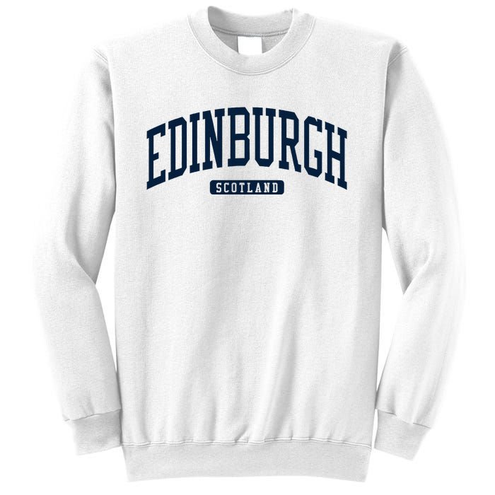 Edinburgh United Kingdom Uk College Style Sweatshirt