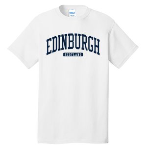 Edinburgh United Kingdom Uk College Style Tall T-Shirt