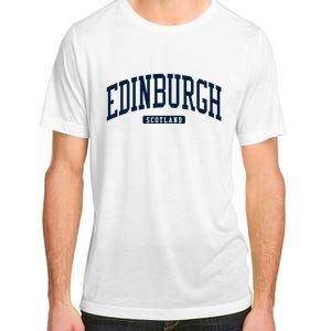 Edinburgh United Kingdom Uk College Style Adult ChromaSoft Performance T-Shirt