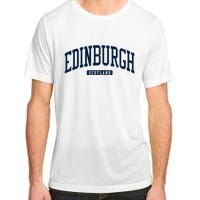 Edinburgh United Kingdom Uk College Style Adult ChromaSoft Performance T-Shirt