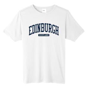 Edinburgh United Kingdom Uk College Style Tall Fusion ChromaSoft Performance T-Shirt