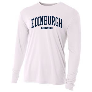 Edinburgh United Kingdom Uk College Style Cooling Performance Long Sleeve Crew