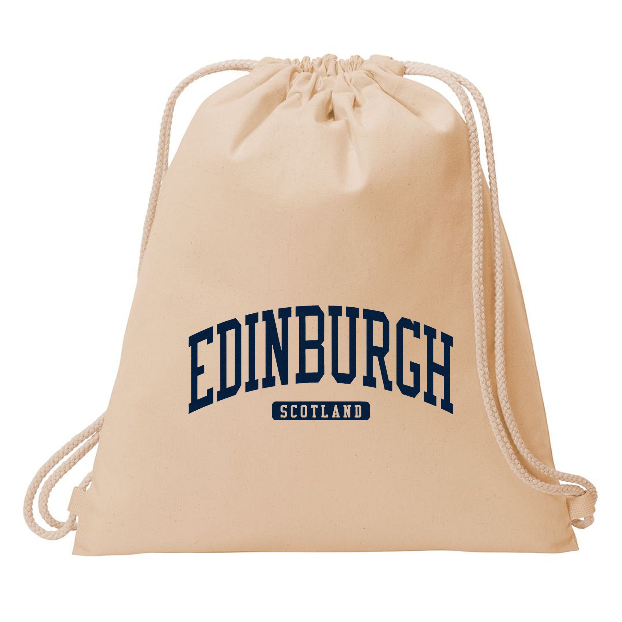 Edinburgh United Kingdom Uk College University Style Drawstring Bag
