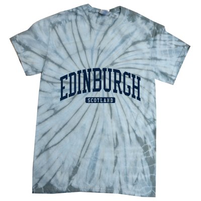 Edinburgh United Kingdom Uk College University Style Tie-Dye T-Shirt