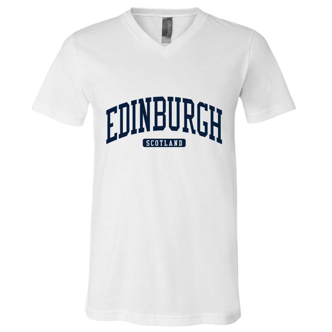 Edinburgh United Kingdom Uk College University Style V-Neck T-Shirt