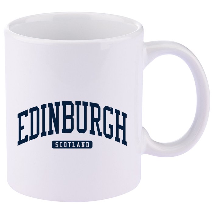 Edinburgh United Kingdom Uk College University Style 11oz C Handle Ceramic Mug