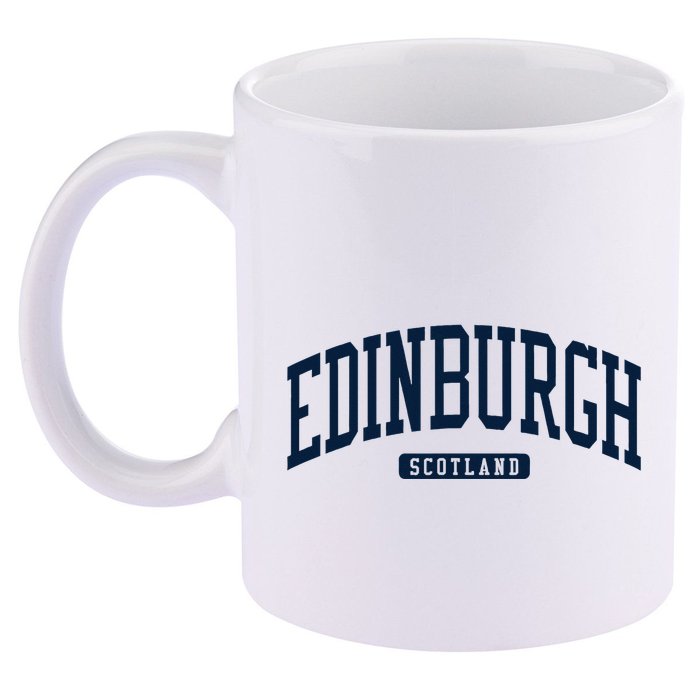 Edinburgh United Kingdom Uk College University Style 11oz C Handle Ceramic Mug