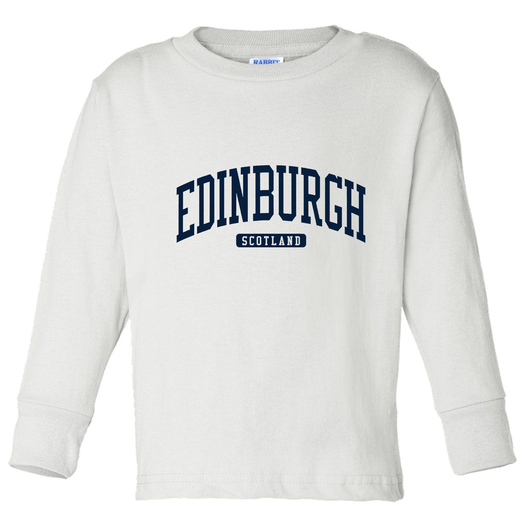 Edinburgh United Kingdom Uk College University Style Toddler Long Sleeve Shirt