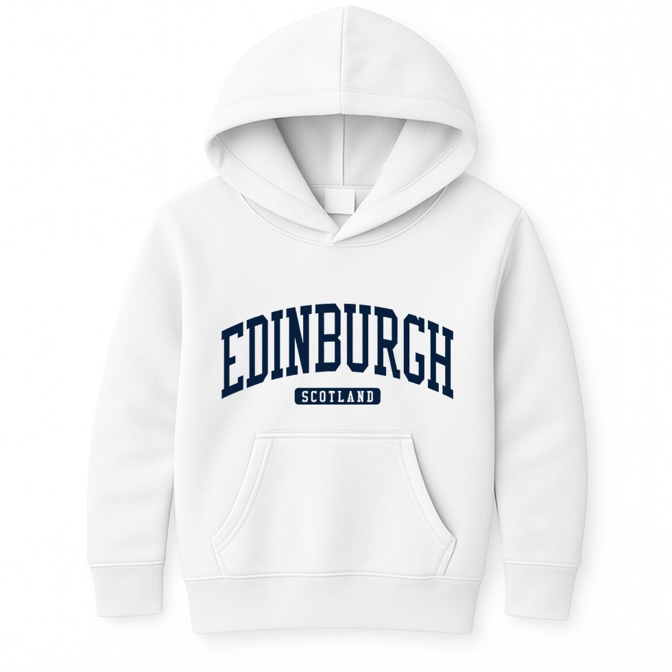 Edinburgh United Kingdom Uk College University Style Kids Hoodie