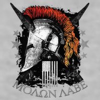 Epic Usa Molon Labe Come And Take Them Spartan 2nd Amendment Ladies PosiCharge Tri-Blend Wicking Tank