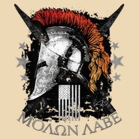 Epic Usa Molon Labe Come And Take Them Spartan 2nd Amendment Drawstring Bag