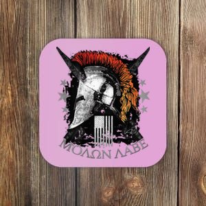 Epic Usa Molon Labe Come And Take Them Spartan 2nd Amendment Coaster