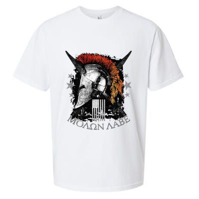 Epic Usa Molon Labe Come And Take Them Spartan 2nd Amendment Sueded Cloud Jersey T-Shirt