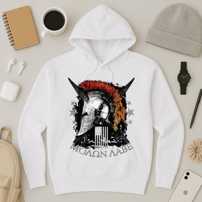Epic Usa Molon Labe Come And Take Them Spartan 2nd Amendment Hoodie