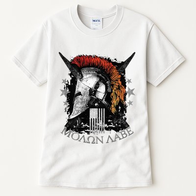 Epic Usa Molon Labe Come And Take Them Spartan 2nd Amendment Tall T-Shirt