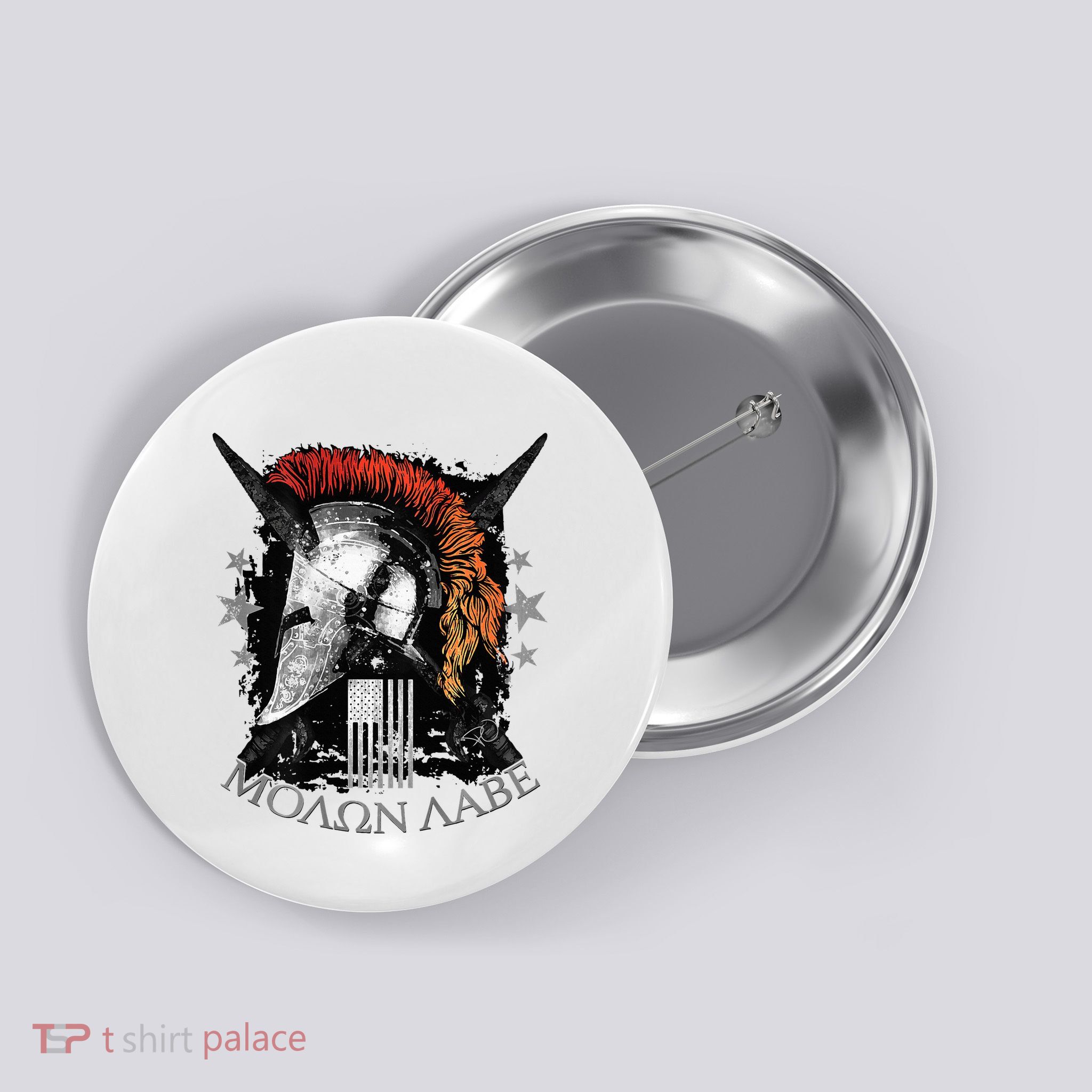Epic Usa Molon Labe Come And Take Them Spartan 2nd Amendment Button