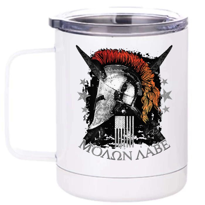 Epic Usa Molon Labe Come And Take Them Spartan 2nd Amendment 12 oz Stainless Steel Tumbler Cup