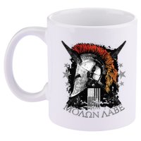 Epic Usa Molon Labe Come And Take Them Spartan 2nd Amendment 11oz C Handle Ceramic Mug