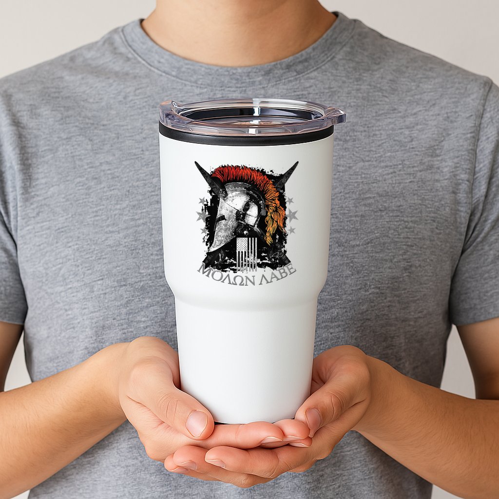 Epic Usa Molon Labe Come And Take Them Spartan 2nd Amendment Tumbler