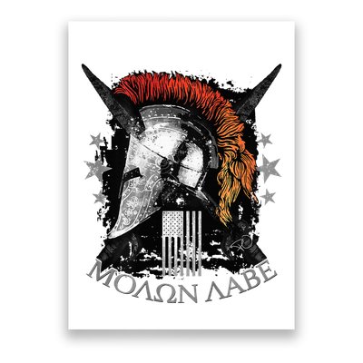 Epic Usa Molon Labe Come And Take Them Spartan 2nd Amendment Poster