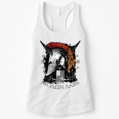 Epic Usa Molon Labe Come And Take Them Spartan 2nd Amendment Womens Tank Top