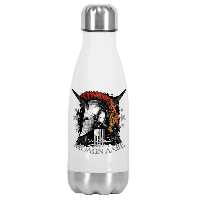 Epic Usa Molon Labe Come And Take Them Spartan 2nd Amendment Stainless Steel Insulated Water Bottle