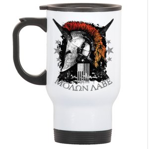 Epic Usa Molon Labe Come And Take Them Spartan 2nd Amendment Stainless Steel Travel Mug