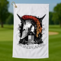 Epic Usa Molon Labe Come And Take Them Spartan 2nd Amendment Golf Towel