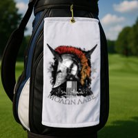 Epic Usa Molon Labe Come And Take Them Spartan 2nd Amendment Golf Towel