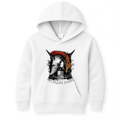 Epic Usa Molon Labe Come And Take Them Spartan 2nd Amendment Kids Hoodie