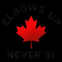Elbows Up - Never 51 State Canada Flag Stand Strong 16 in Basic Backpack