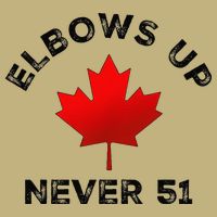 Elbows Up - Never 51 State Canada Flag Stand Strong Cooling Performance Crew T-Shirt