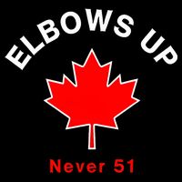 Elbows Up Never 51 Canada Flag Stand Strong 16 in Basic Backpack