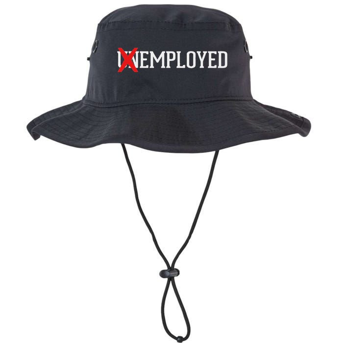 Employed Unemployed New Jobfirst Job Gift Bucket Hat