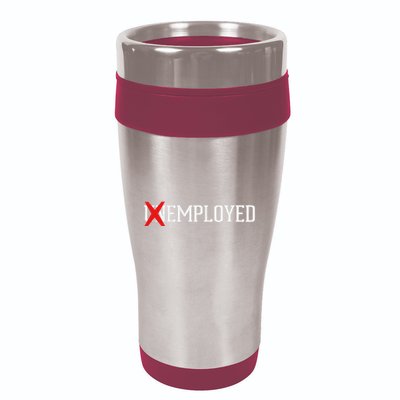 Employed Unemployed New Jobfirst Job Gift 16oz Travel Tumbler