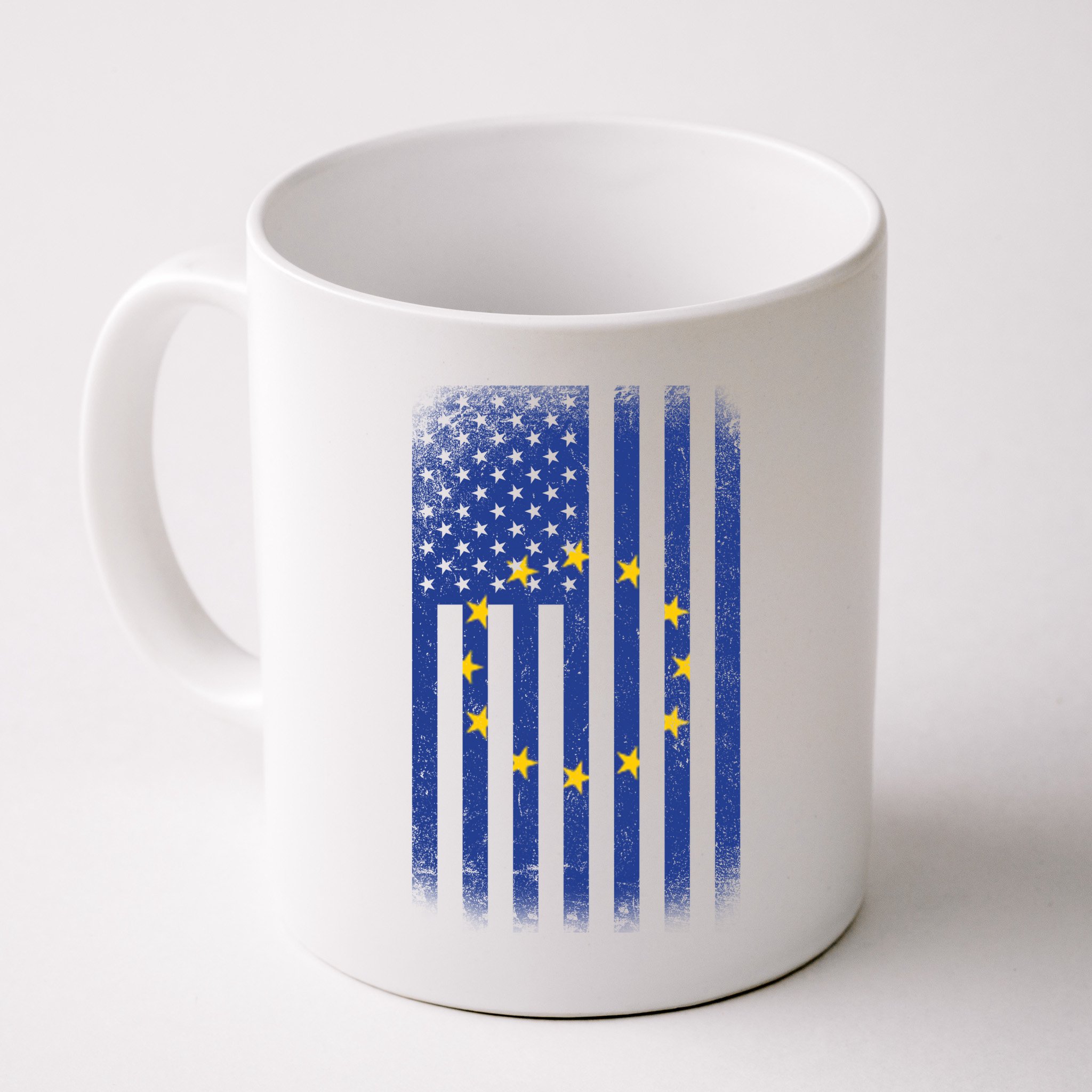 Vintage European Flag Mug