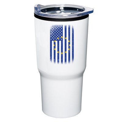Vintage European Flag Tumbler