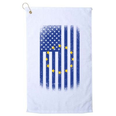 Vintage European Flag Golf Towel