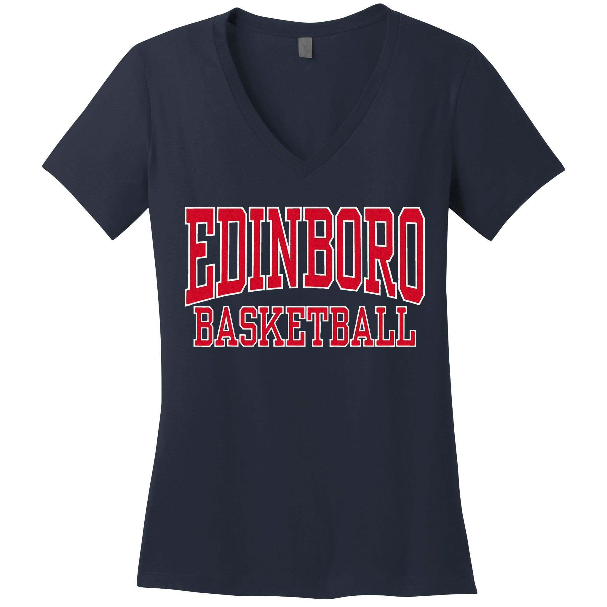 Edinboro University Pennsylvania Basketball 01 Women's V-Neck T-Shirt
